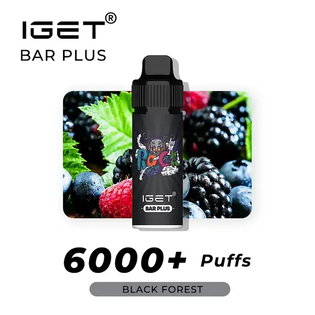 BLACK FOREST ?C IGET BAR PLUS 6000 PUFFS