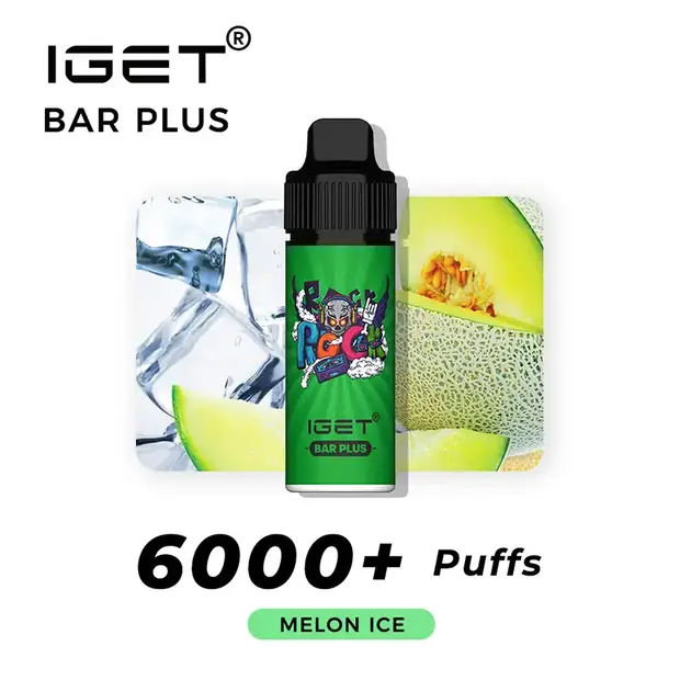 MELON ICE ?C IGET BAR PLUS 6000 PUFFS