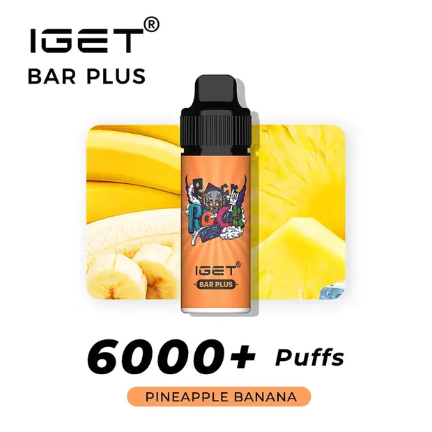 PINEAPPLE BANANA ?C IGET BAR PLUS 6000 PUFFS